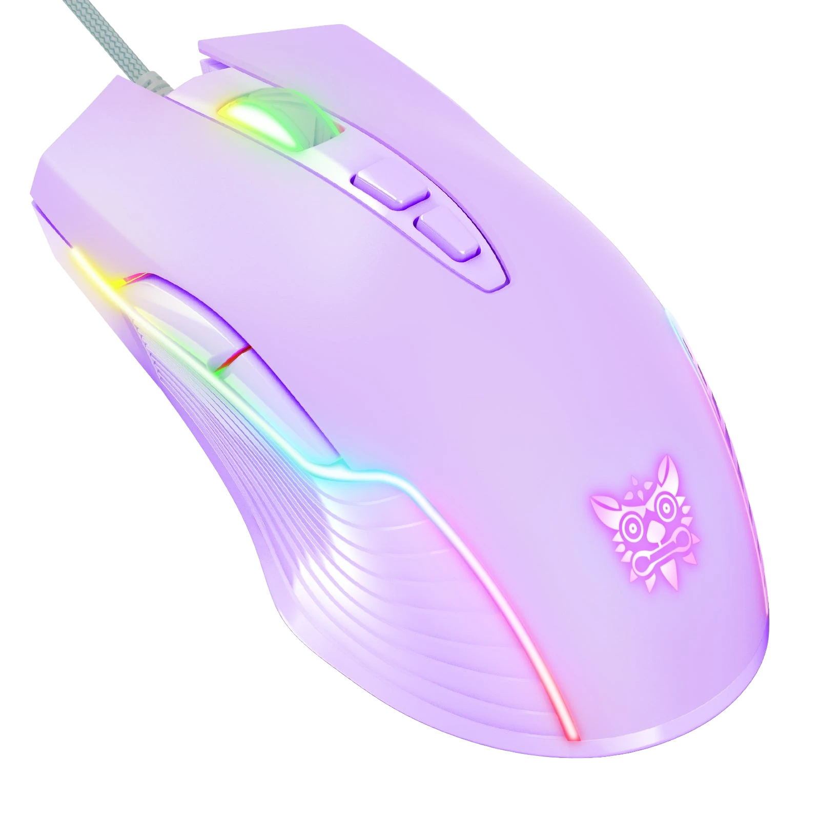 RaceGT Wired Gaming Mouse, 5 DPI, RGB LED, Side Buttons for