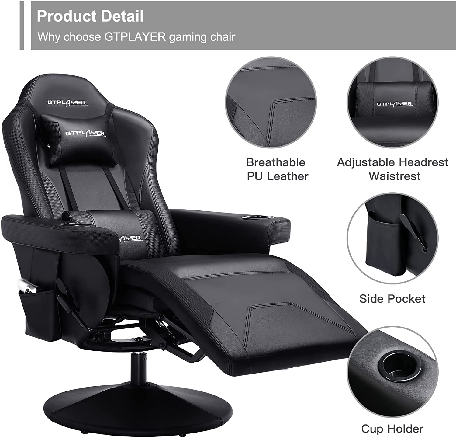 GAMING RECLINER CHAIR // GT308 - GTRACING