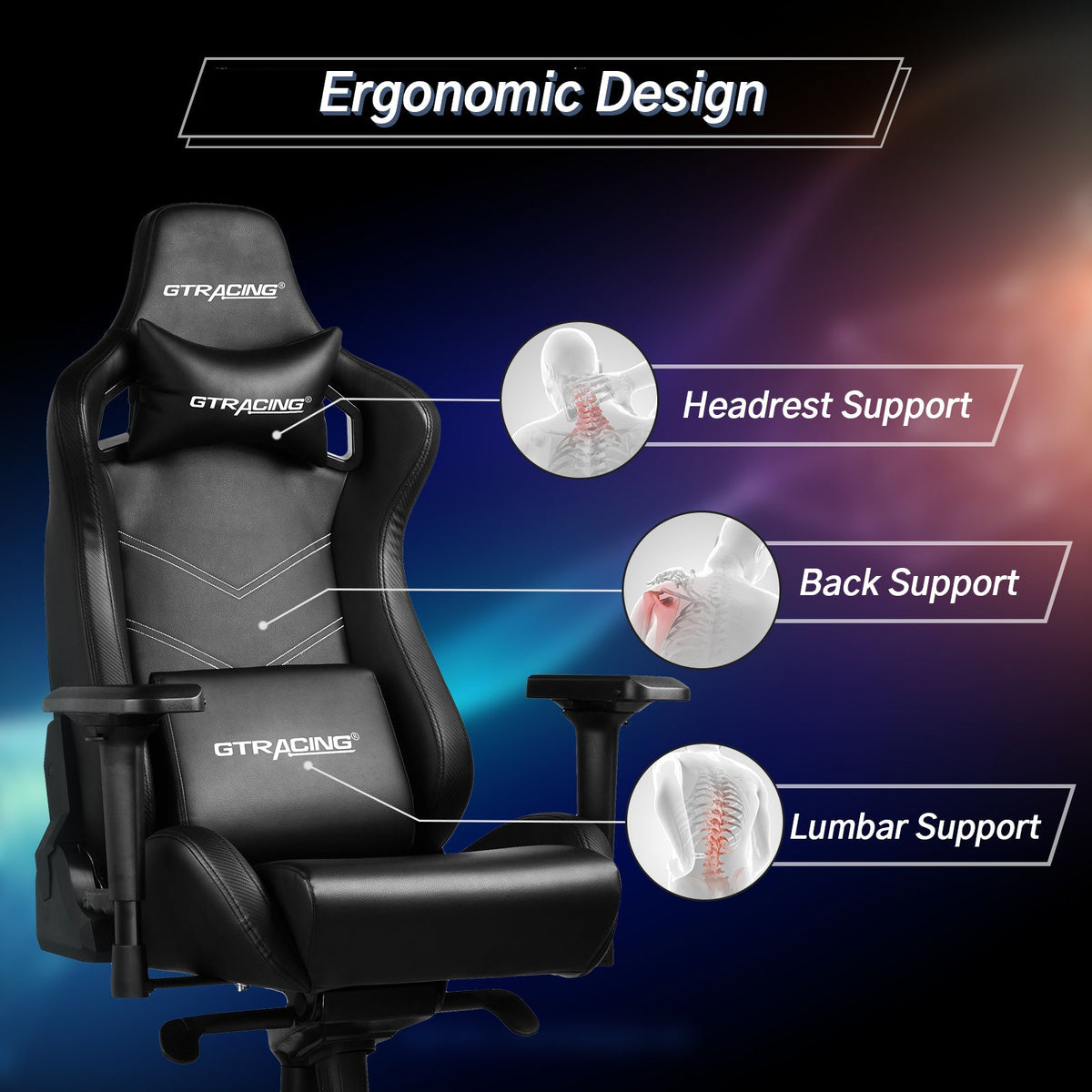 GTRacing Customize Headrest