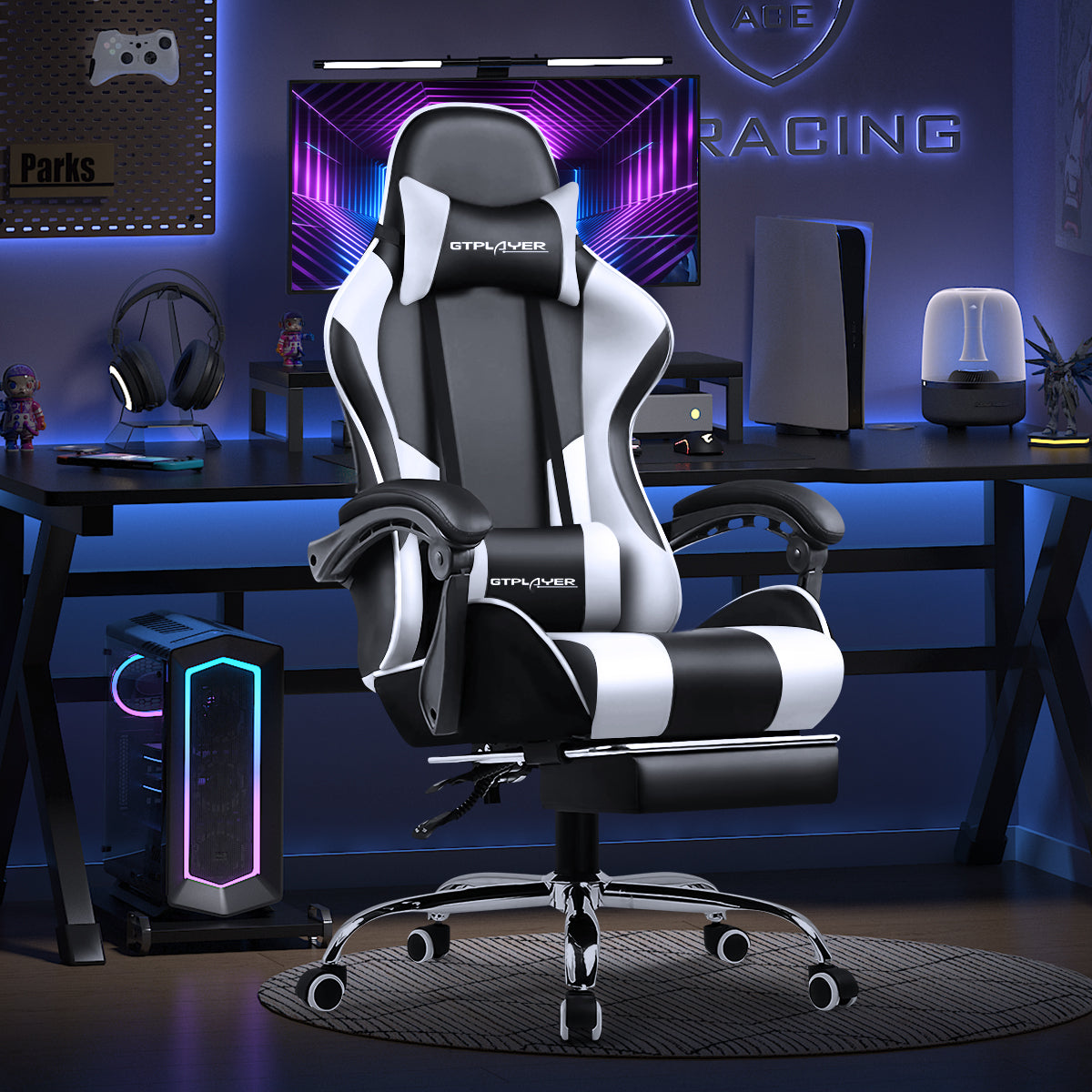 Footrest Series GT800A | Gaming Chair with Footrest