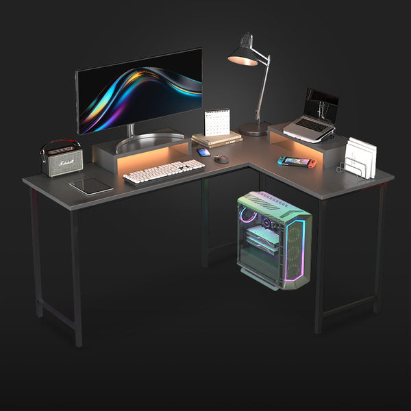 L-shaped Series RGB Gaming Desk GTZ-410