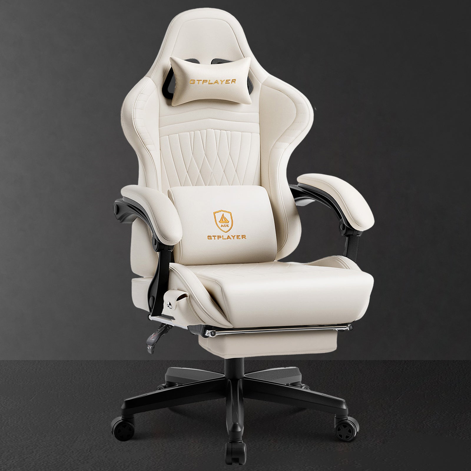 Ace Series ACE-PRO Gaming Chair - Ivory