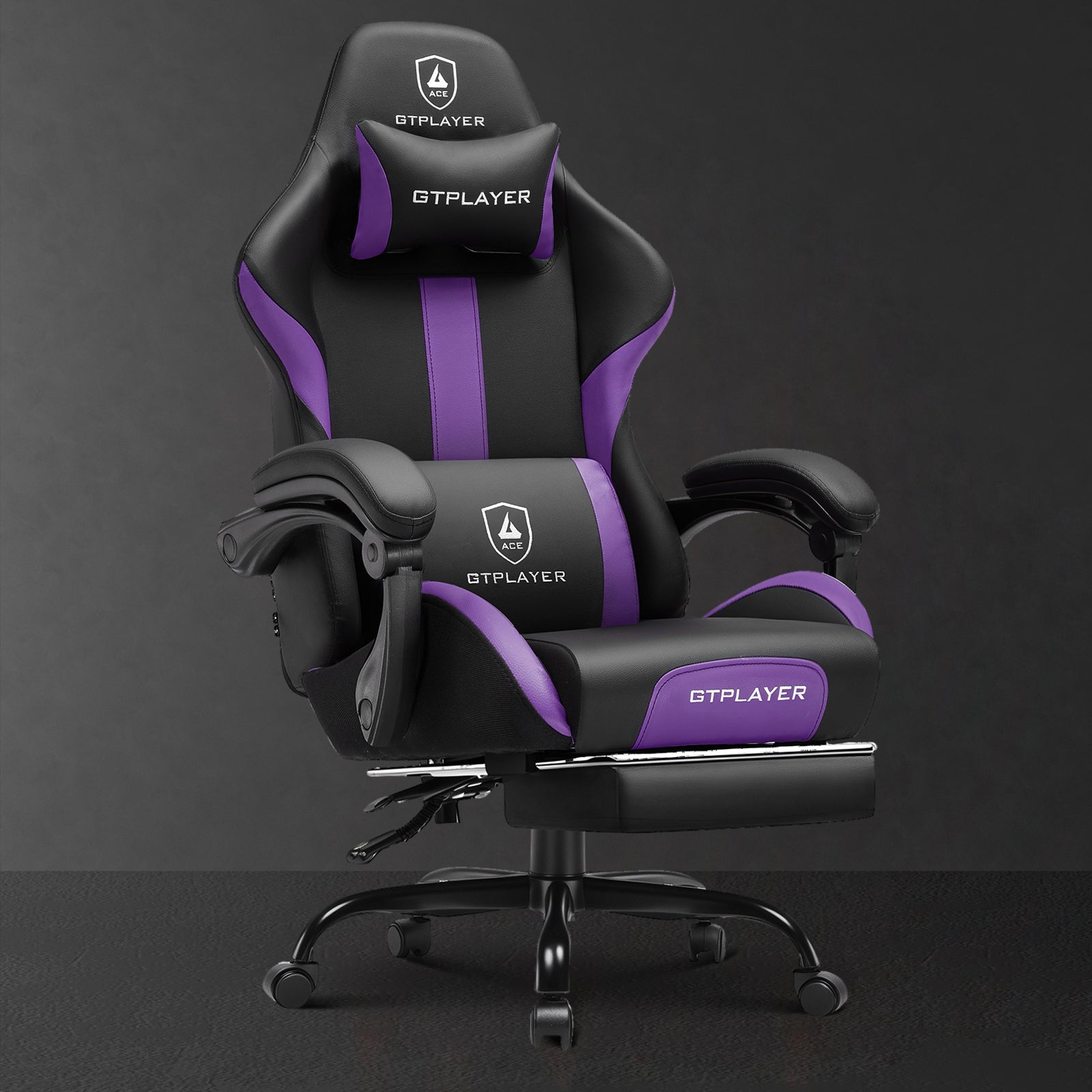 スポーツ GTRACING JP-GT905 Gaming Chair (BLACK) Footrest Series GT905 | Gaming Chair - GTRacing / GTPlayer US
