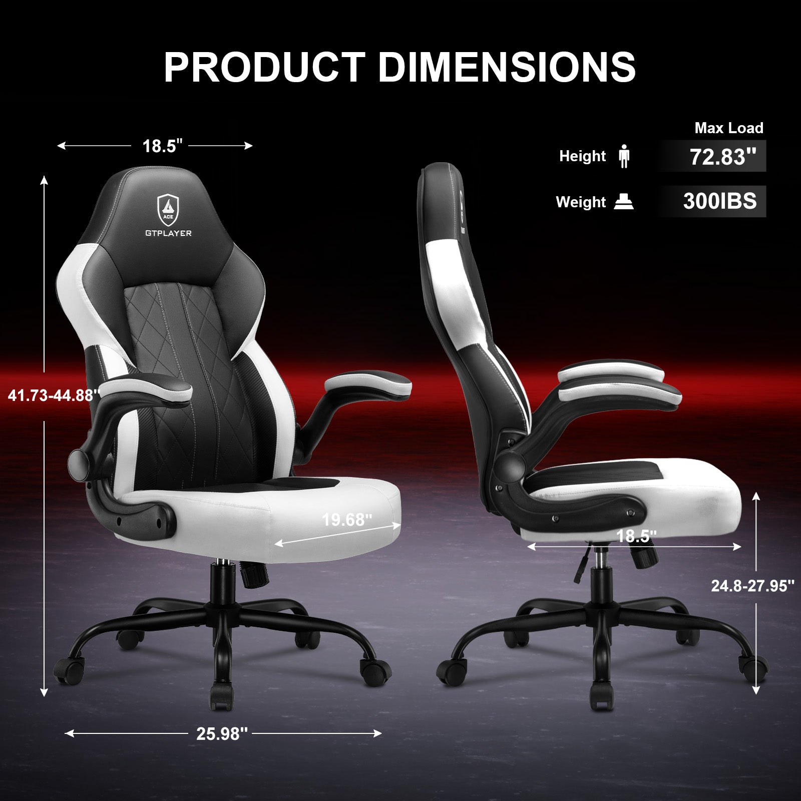 Gaming Chair-GT500-WMT-LXY