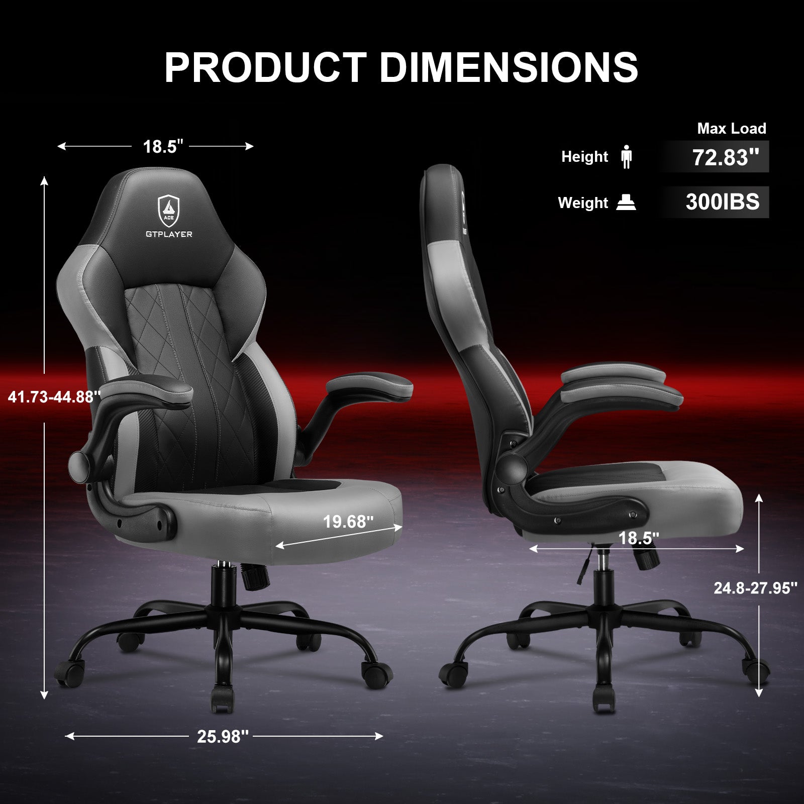 Gaming Chair-GT500-WMT-LXY