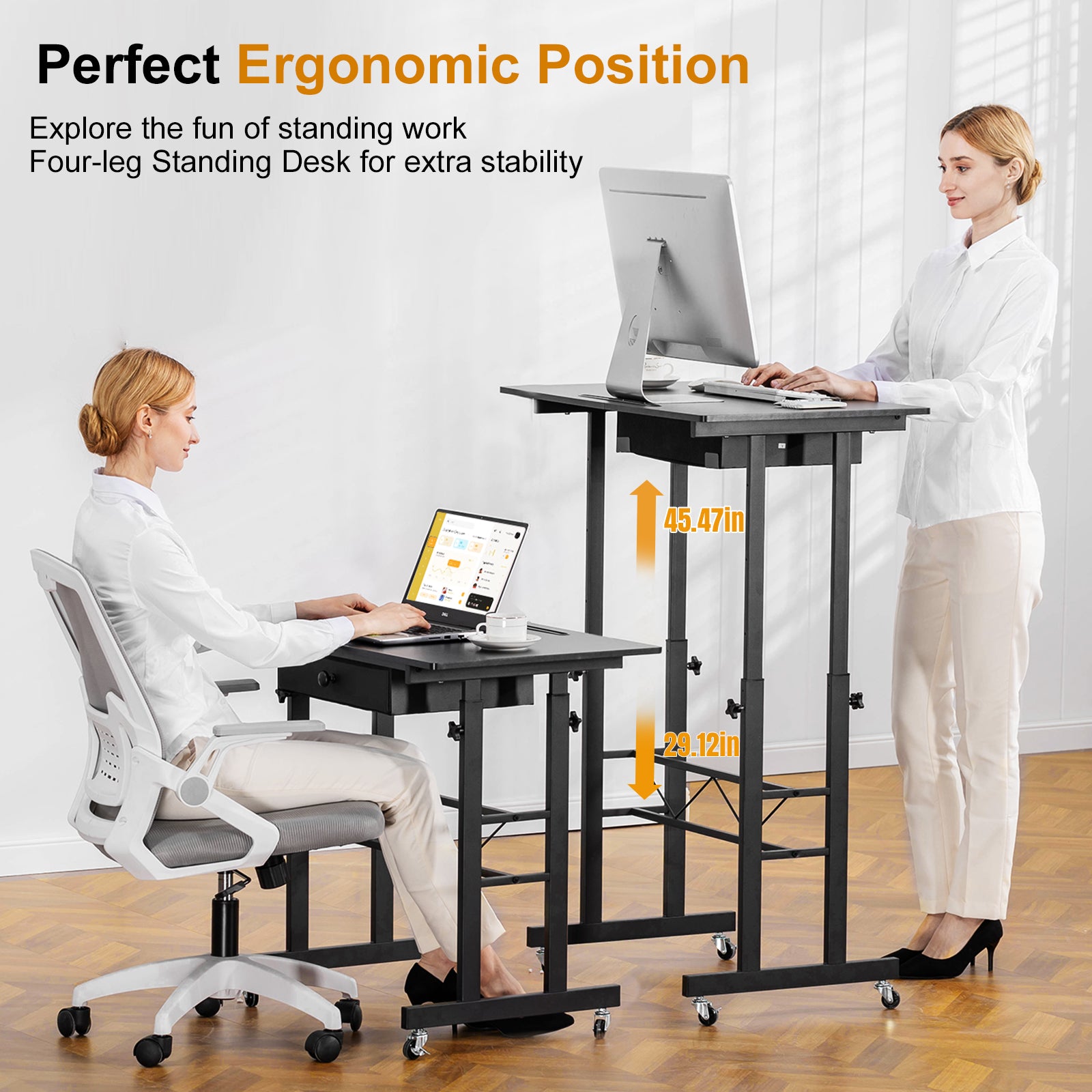 Small Standing Desk-DH003-WMT