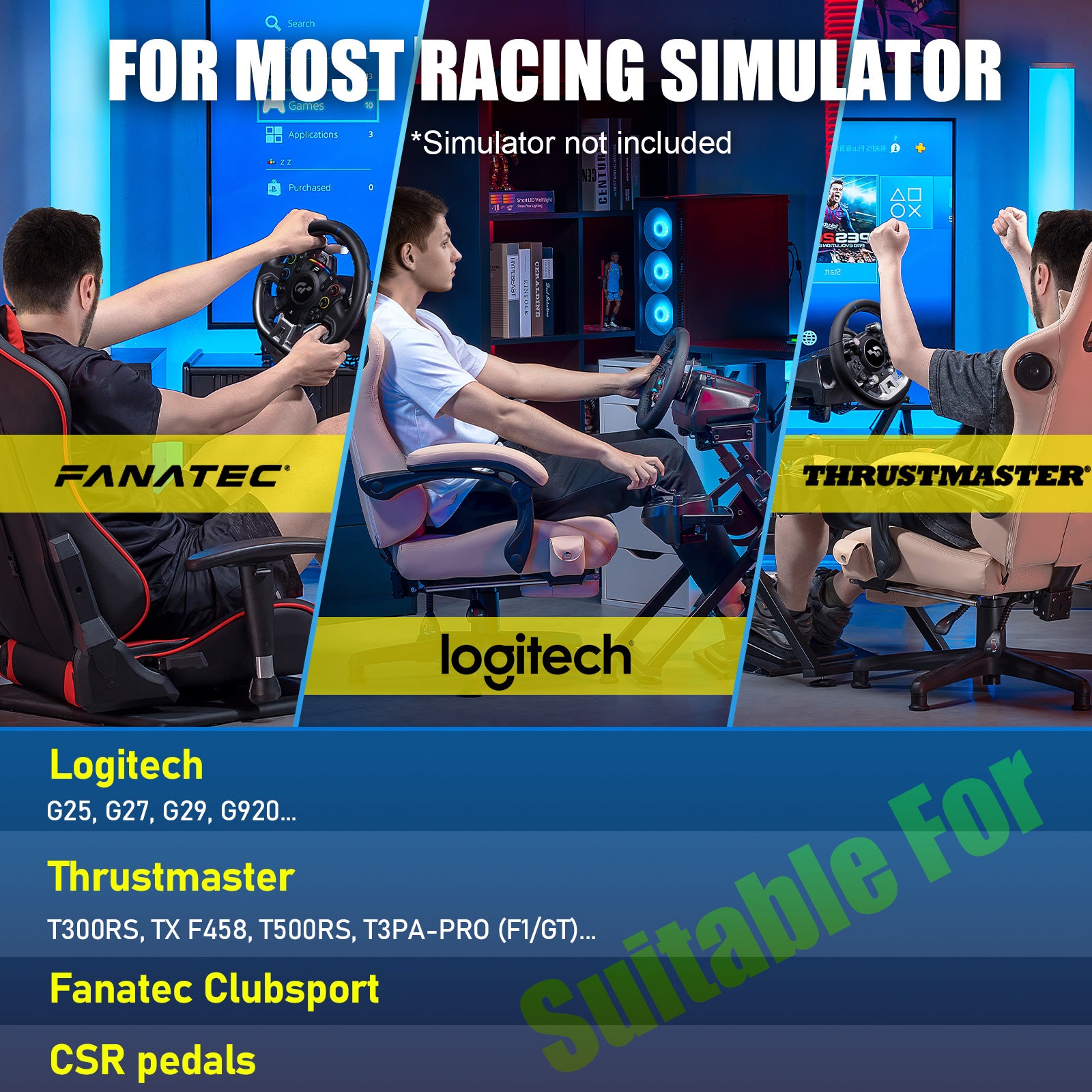 Eu Lenkrad Stand Racing Simulator Gt Gaming