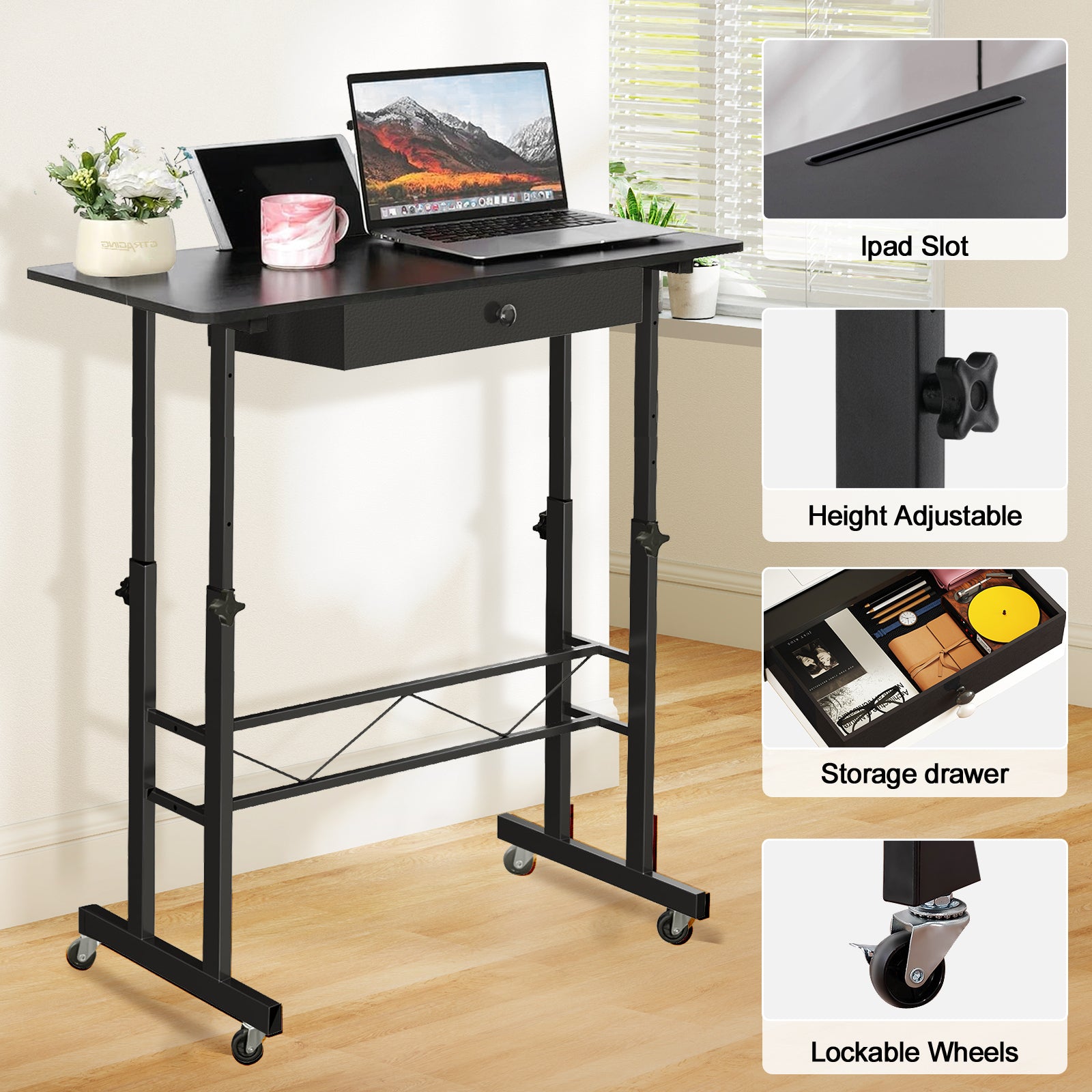 Small Standing Desk-DH003-WMT