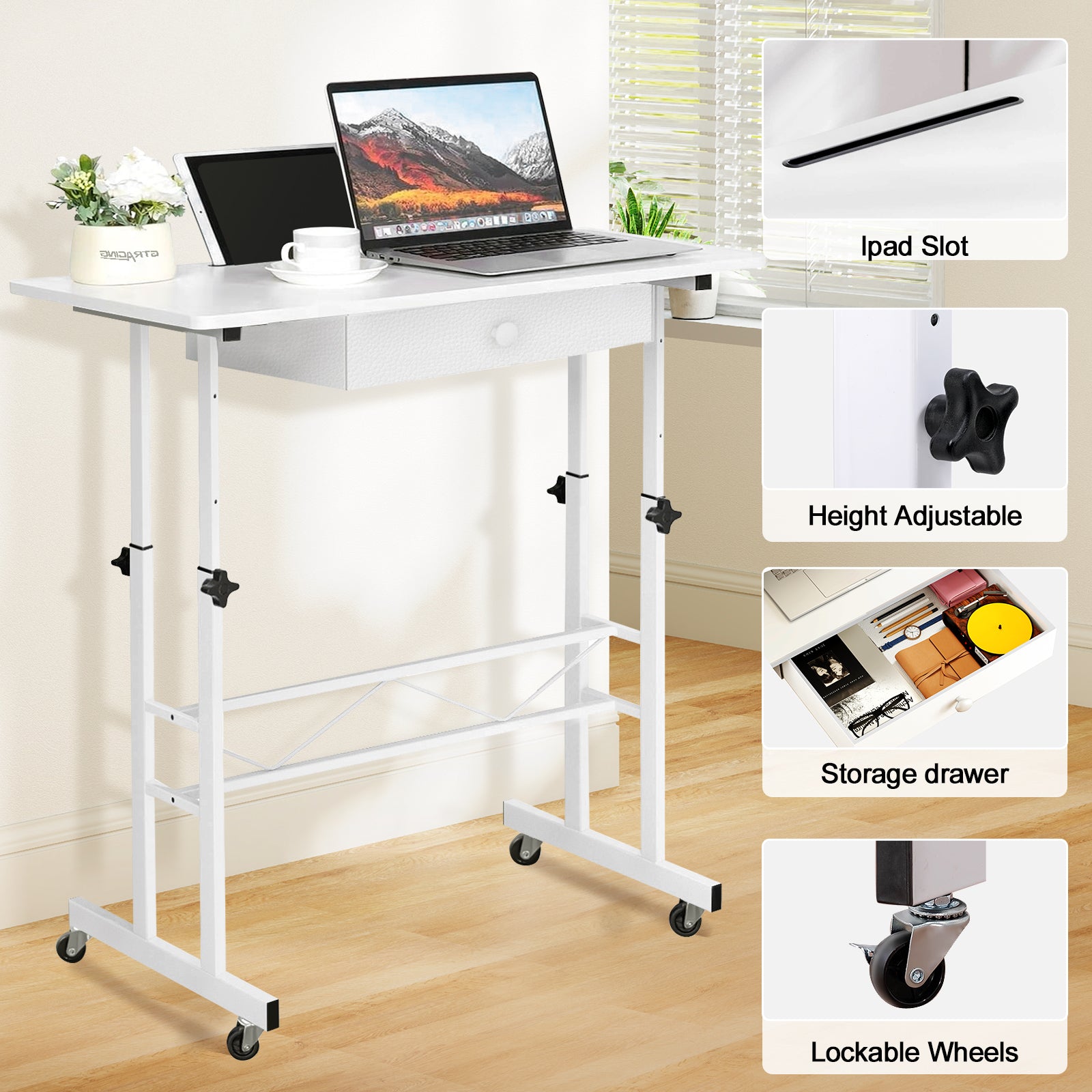 Small Standing Desk-DH003-WMT