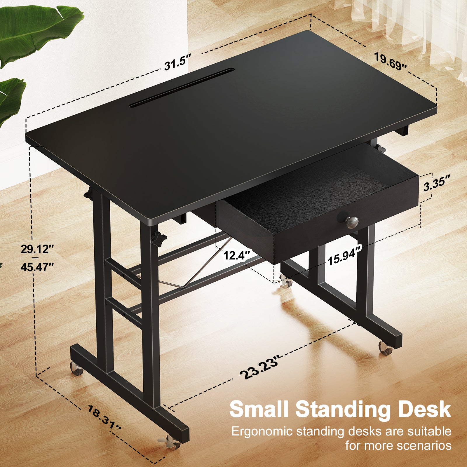 Small Standing Desk-DH003-WMT