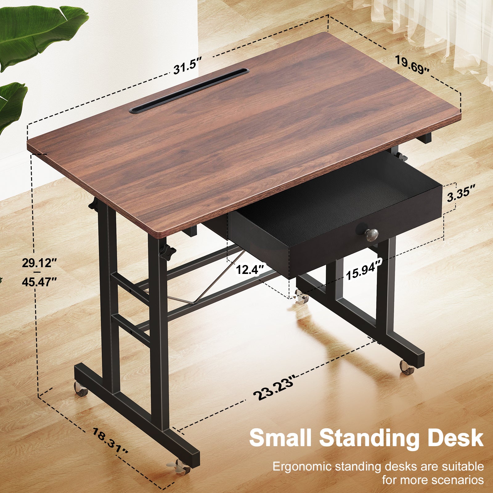 Small Standing Desk-DH003-WMT