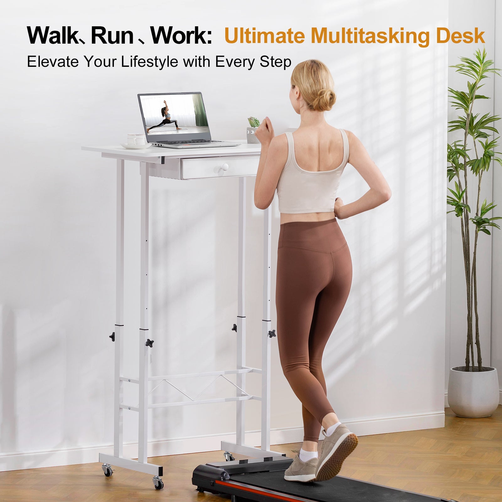 Small Standing Desk-DH003-WMT