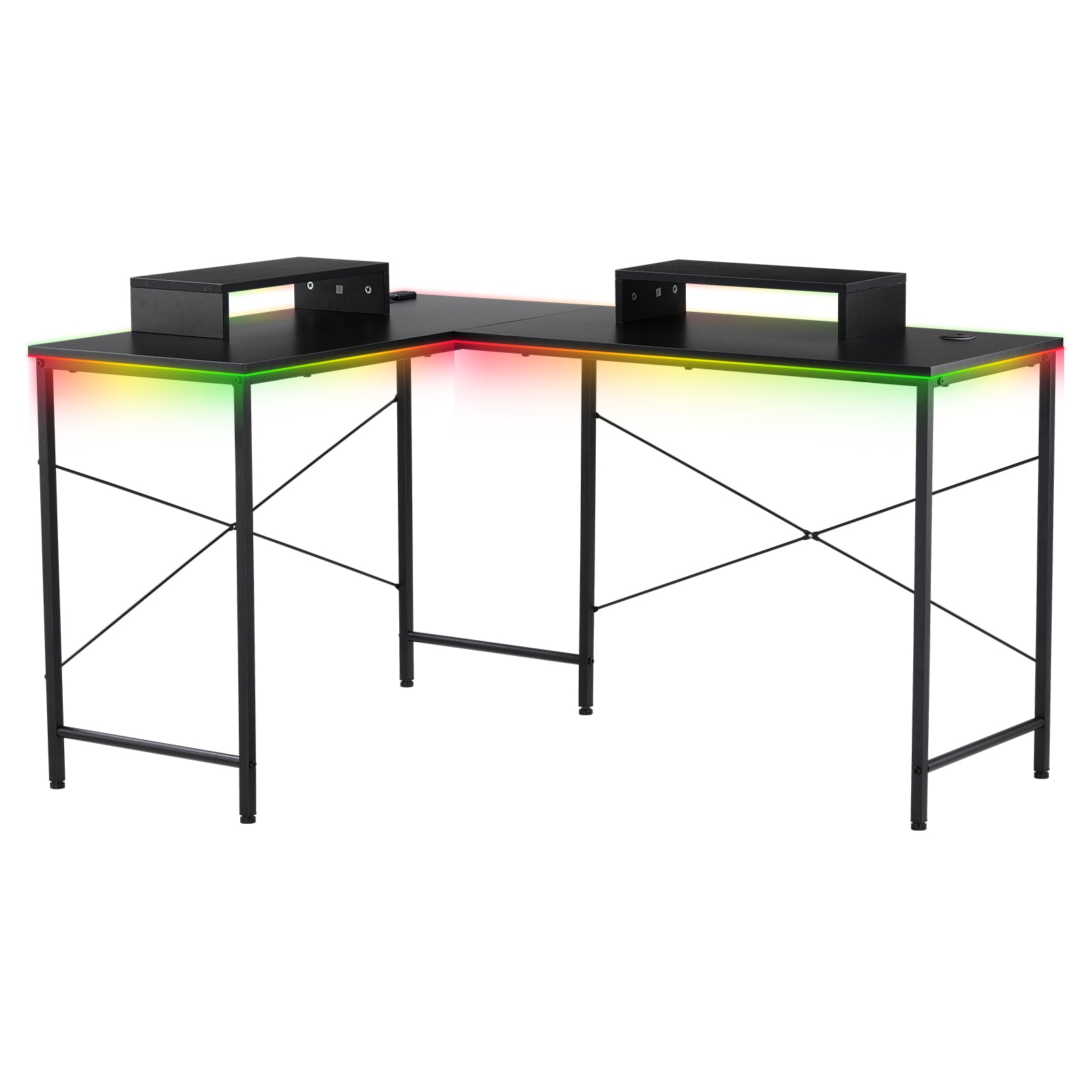 L -Shaped Series RGB Gaming Desk GTZ-410