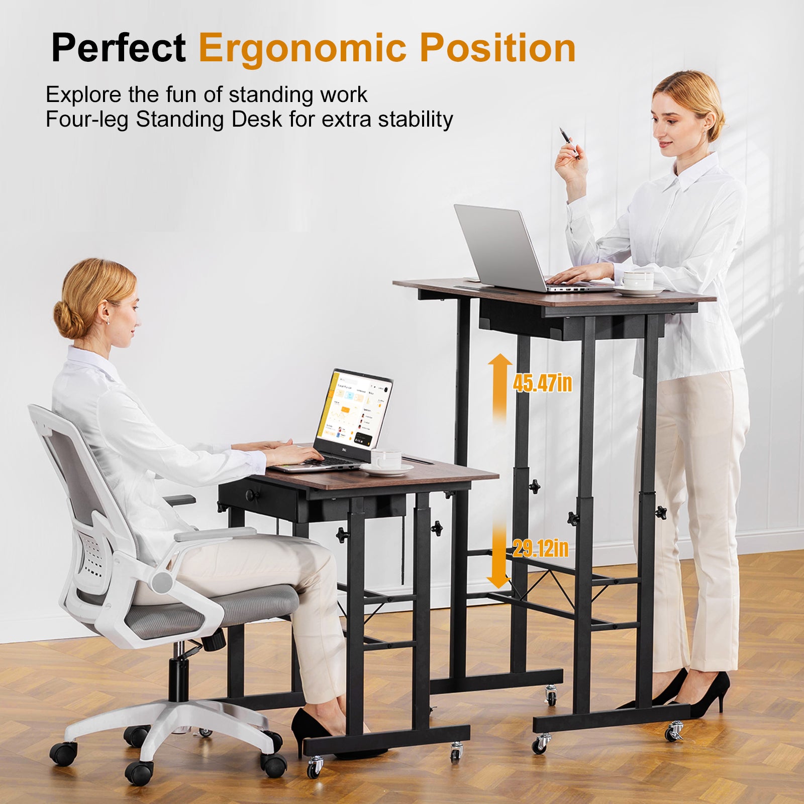 Small Standing Desk-DH003-WMT