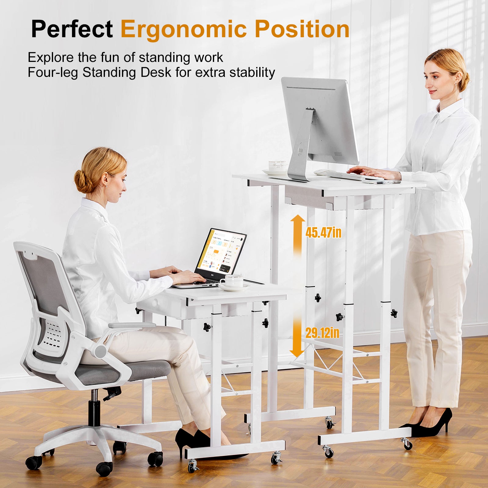 Small Standing Desk-DH003-WMT