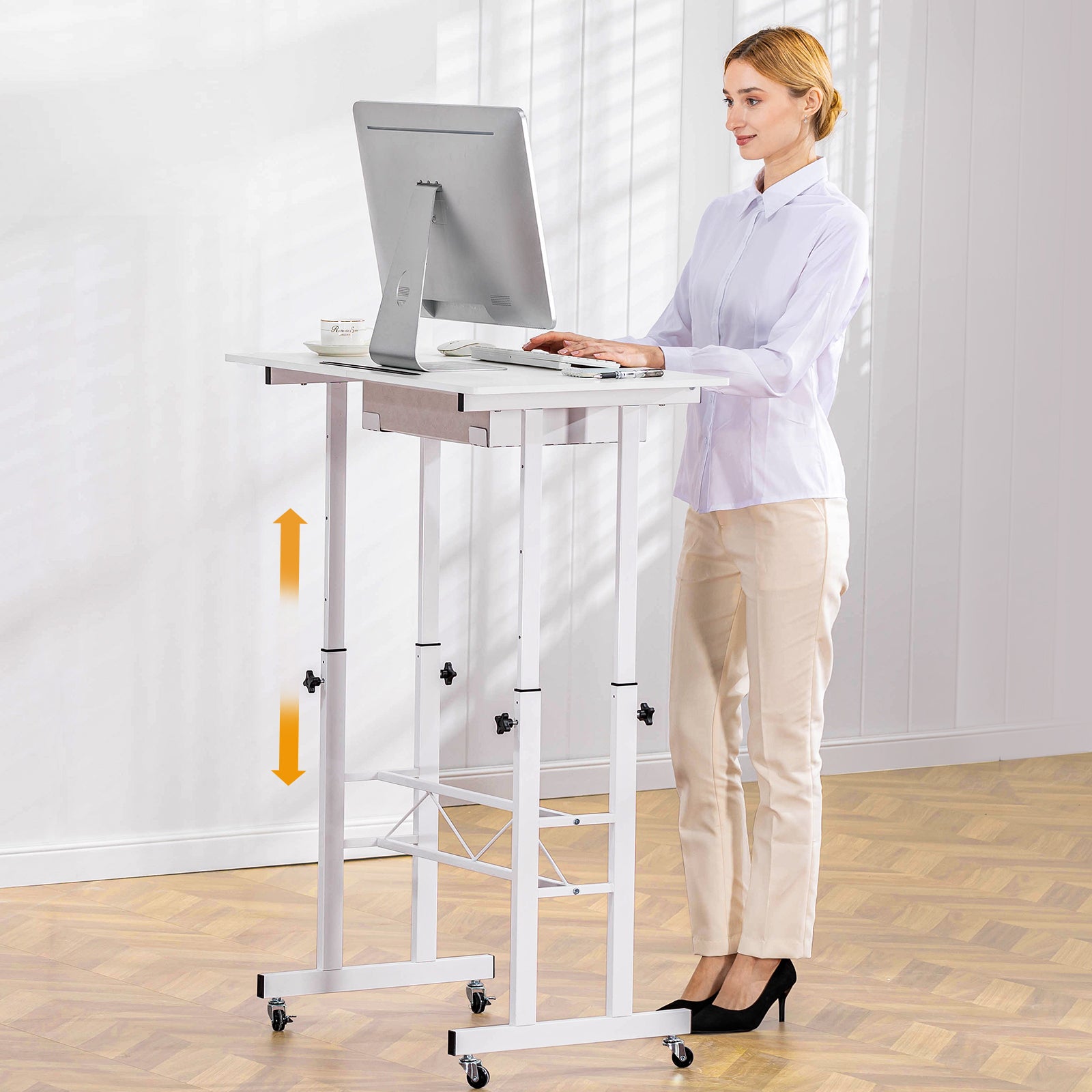 Small Standing Desk-DH003-WMT