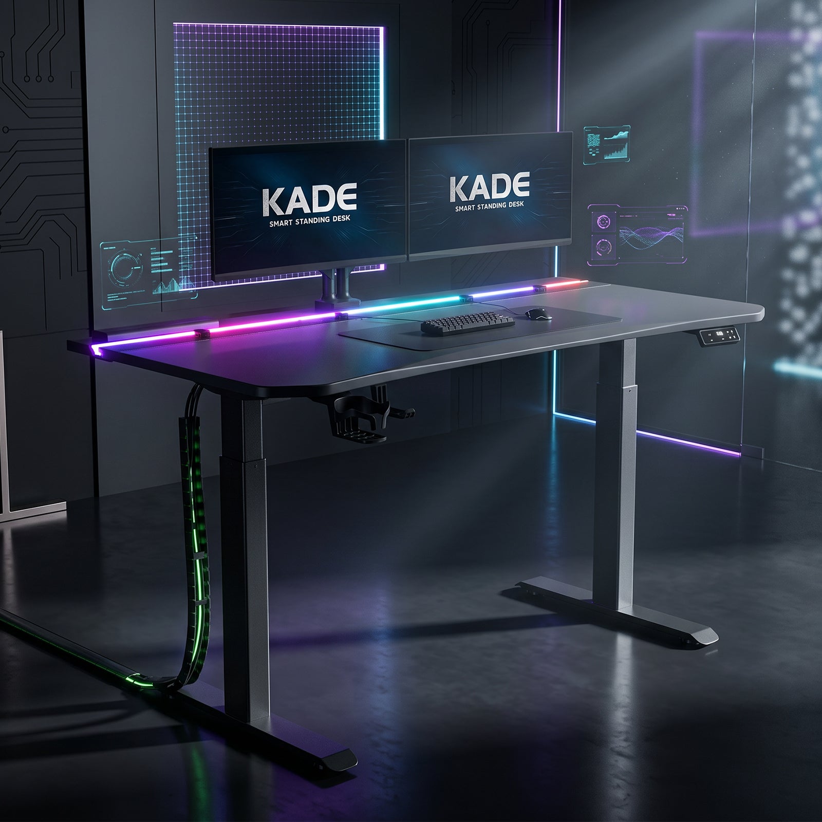 Standing Desk Dual Motor with Memory Presets & Magnetic