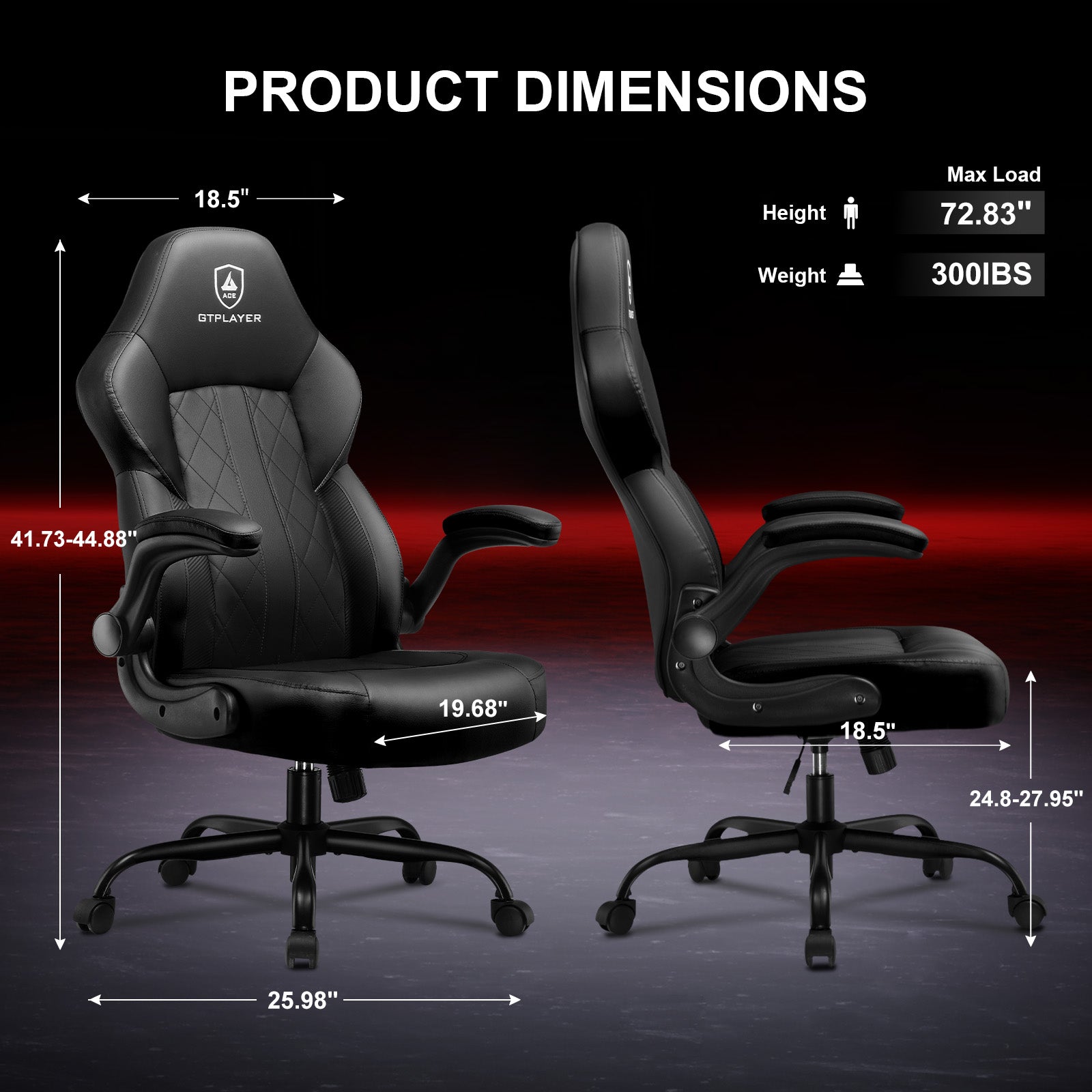 Gaming Chair-GT500-WMT-LXY