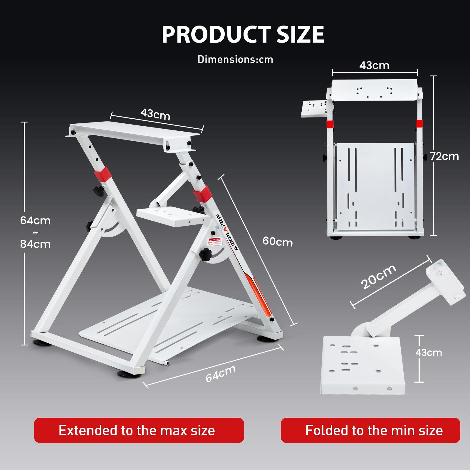 Simulator Racing Wheel Stand-WMT-S04