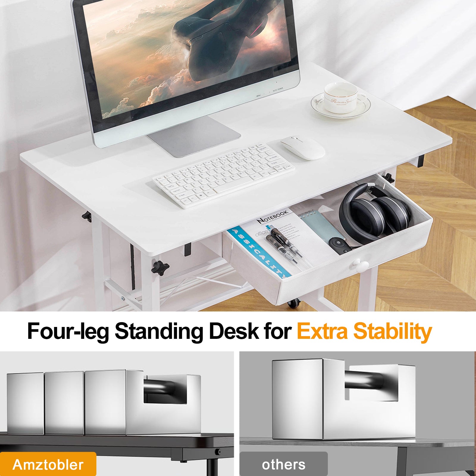 Small Standing Desk-DH003-WMT