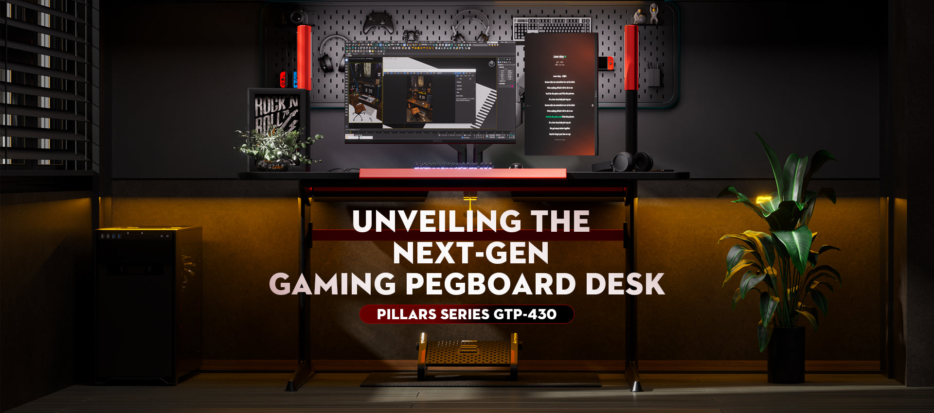 UNVEILING THE NEXT-GEN GAMING PEGBOARD DESK