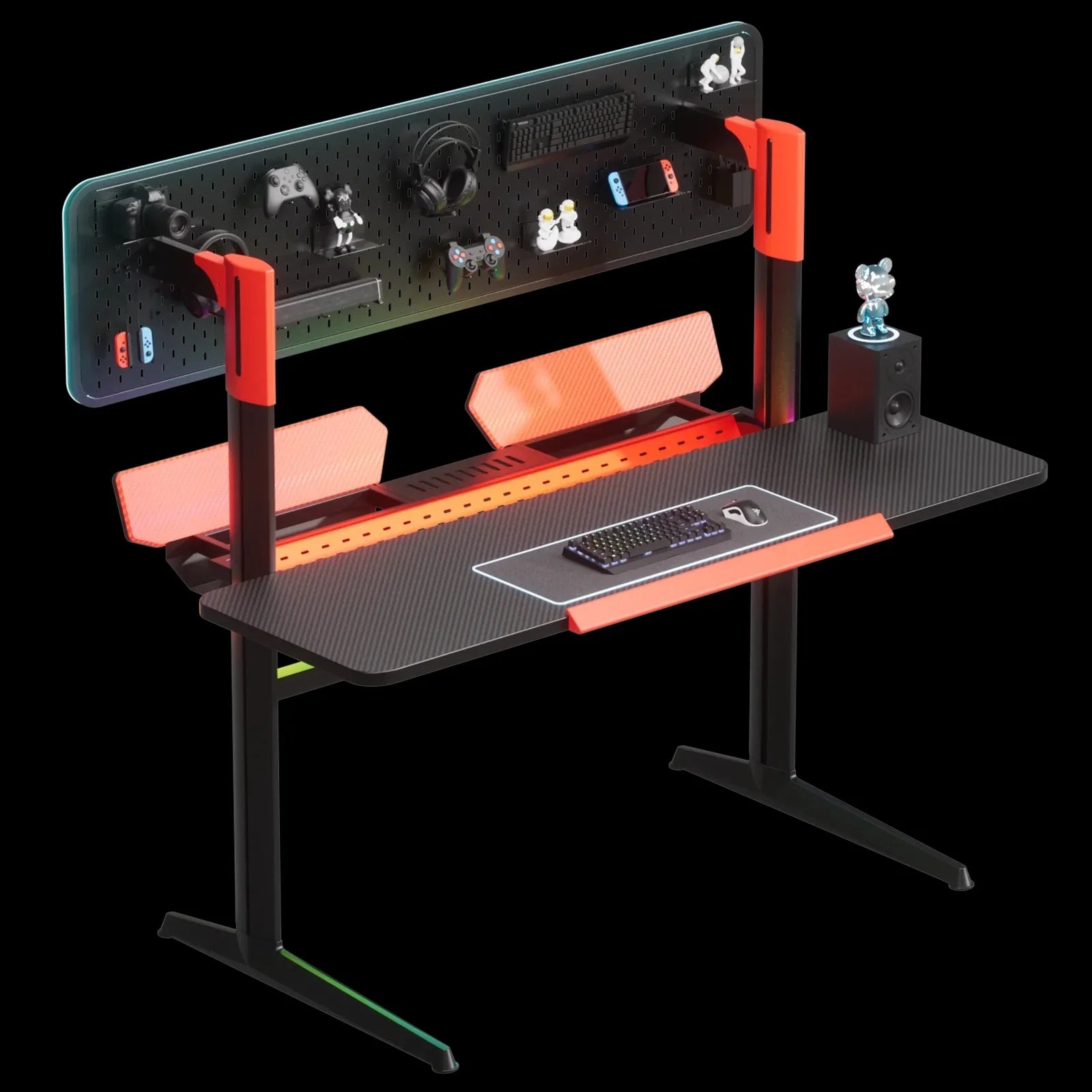 【Coming Soon】Pillars Series Gaming Pegboard Desk GTP-430 - GTRACING