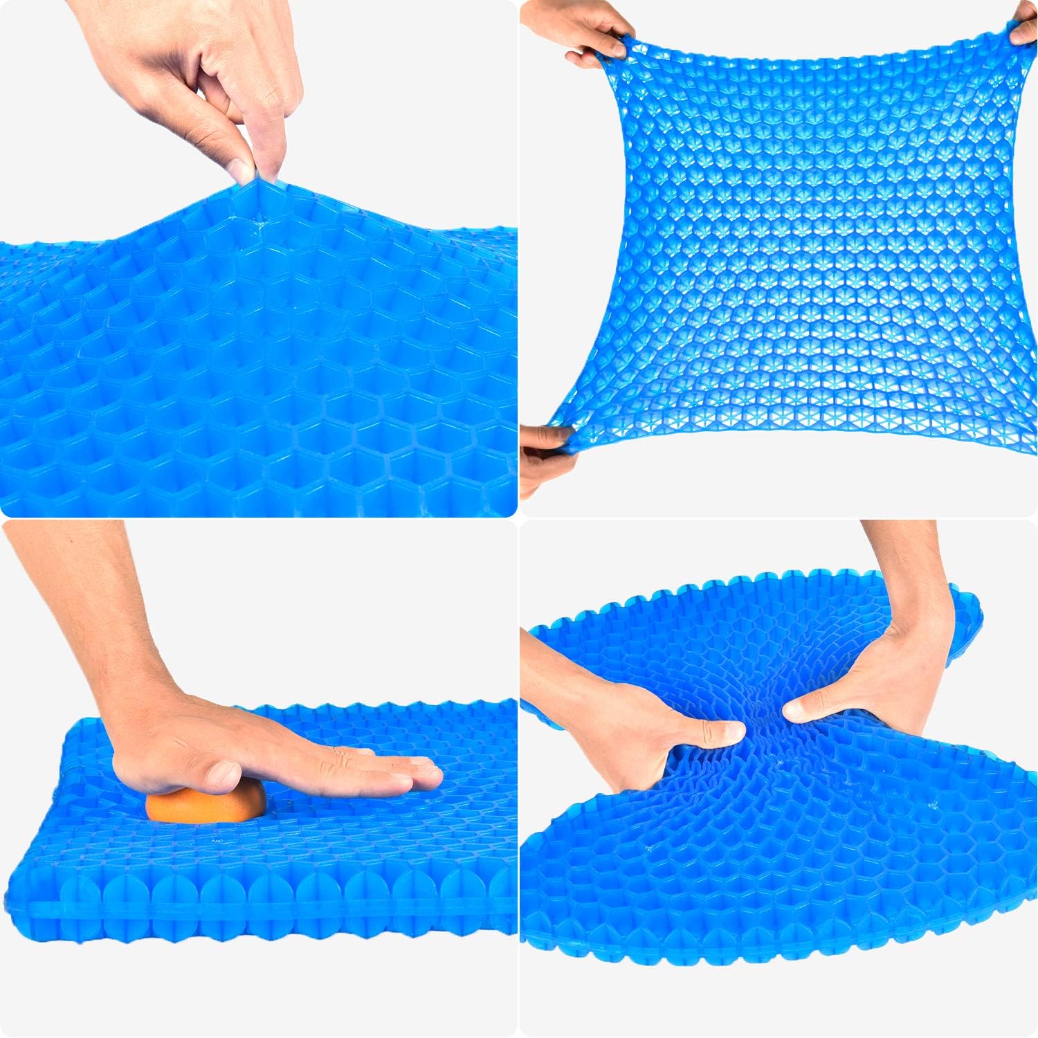 Summer Gel Seat Cushion Honeycomb Double Thick Gel Cushion Non