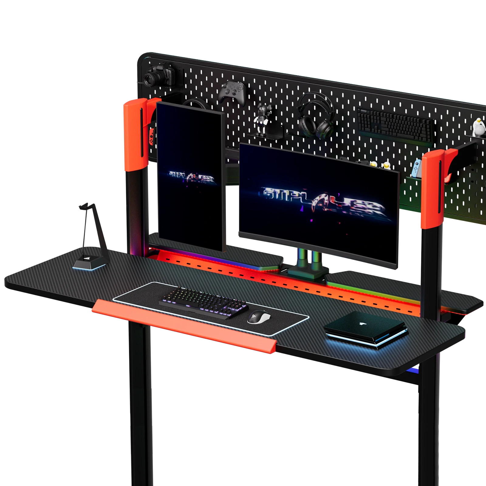 【Coming Soon】Pillars Series Gaming Pegboard Desk GTP-430 - GTRACING