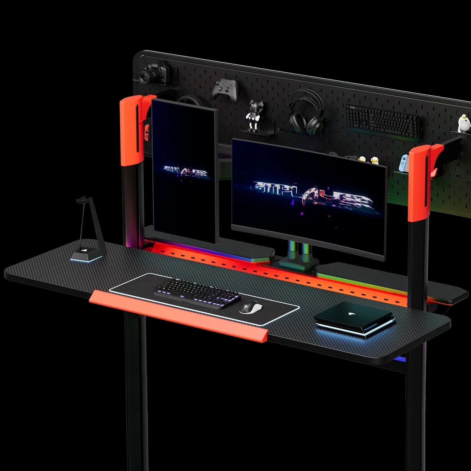 【Coming Soon】Pillars Series Gaming Pegboard Desk GTP-430 - GTRACING