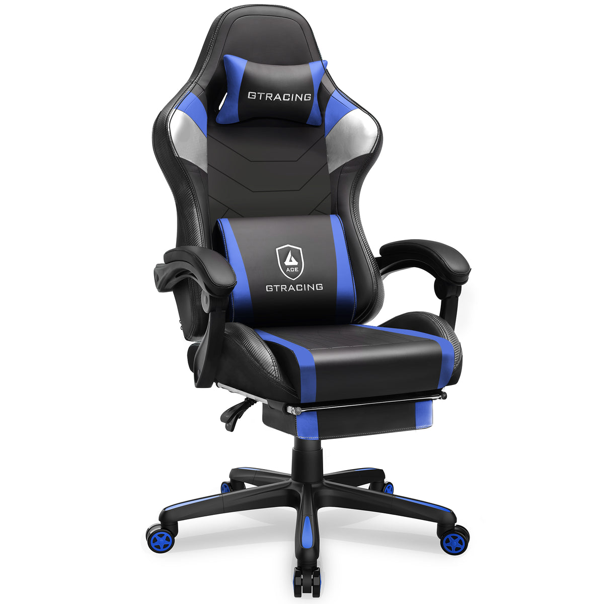 GTRACING Gaming Chair Ergonomic Computer Office Chair with Footrest and ...
