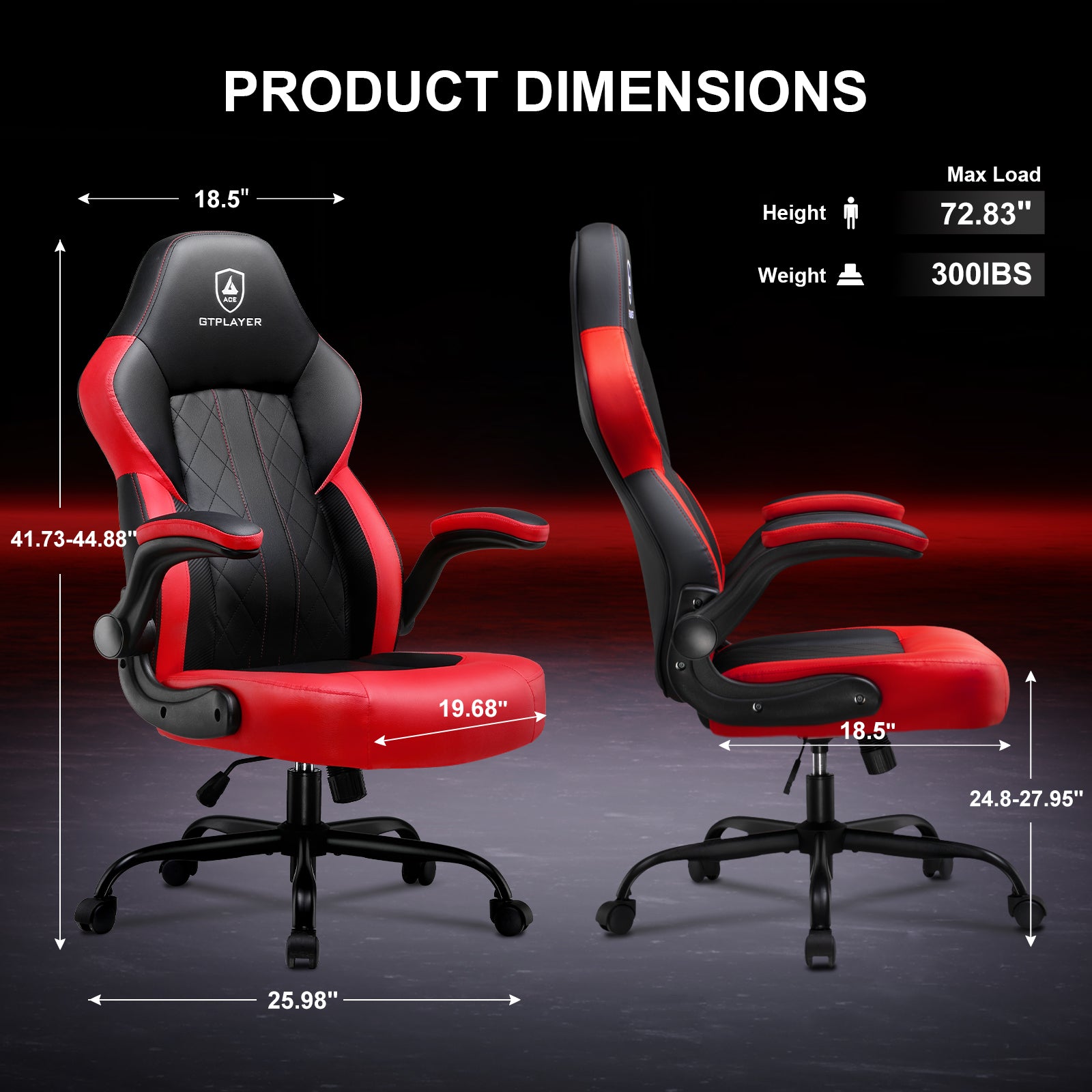 Gaming Chair-GT500-WMT-LXY