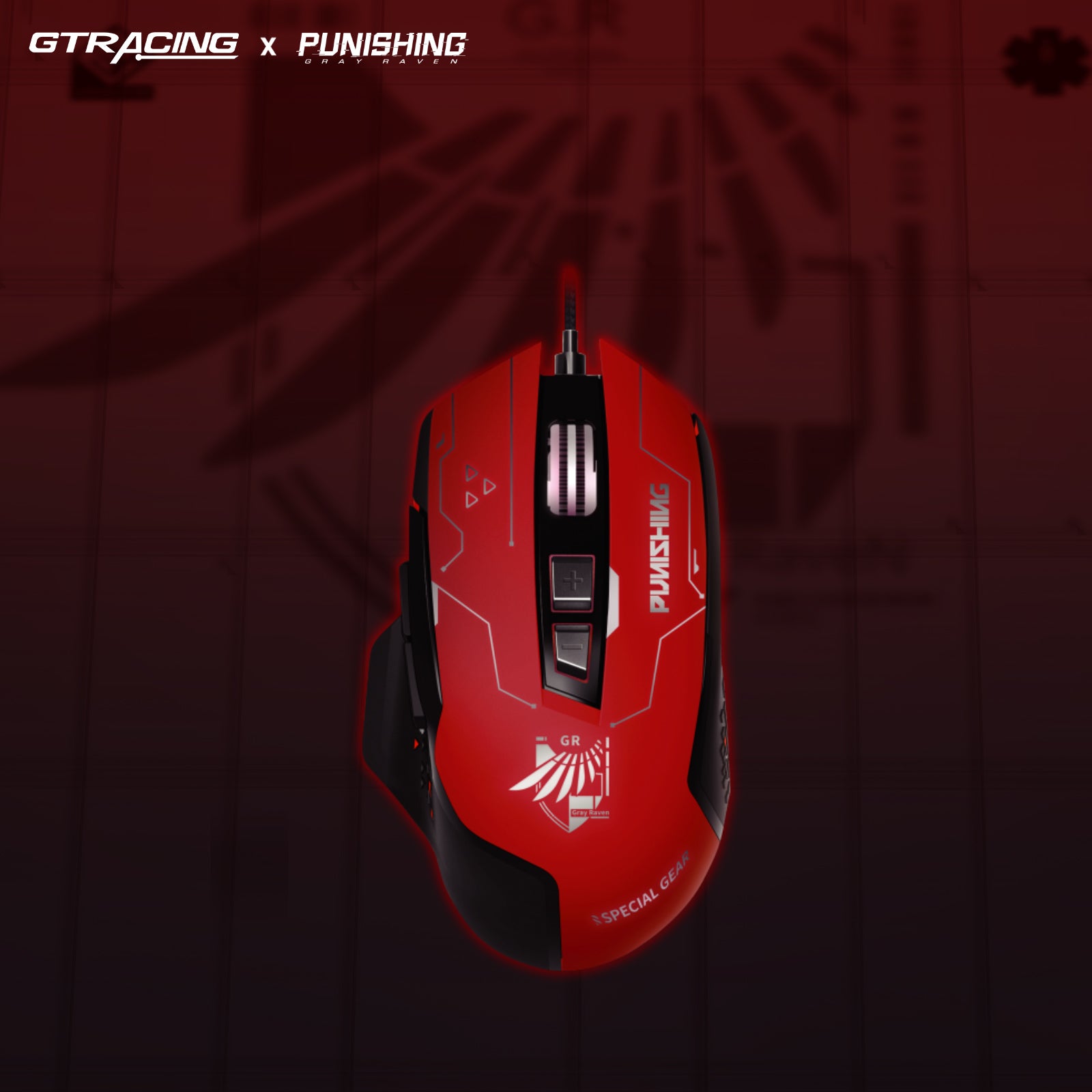 GTRACING X PGR Edition Gaming Mouse - GTRACING