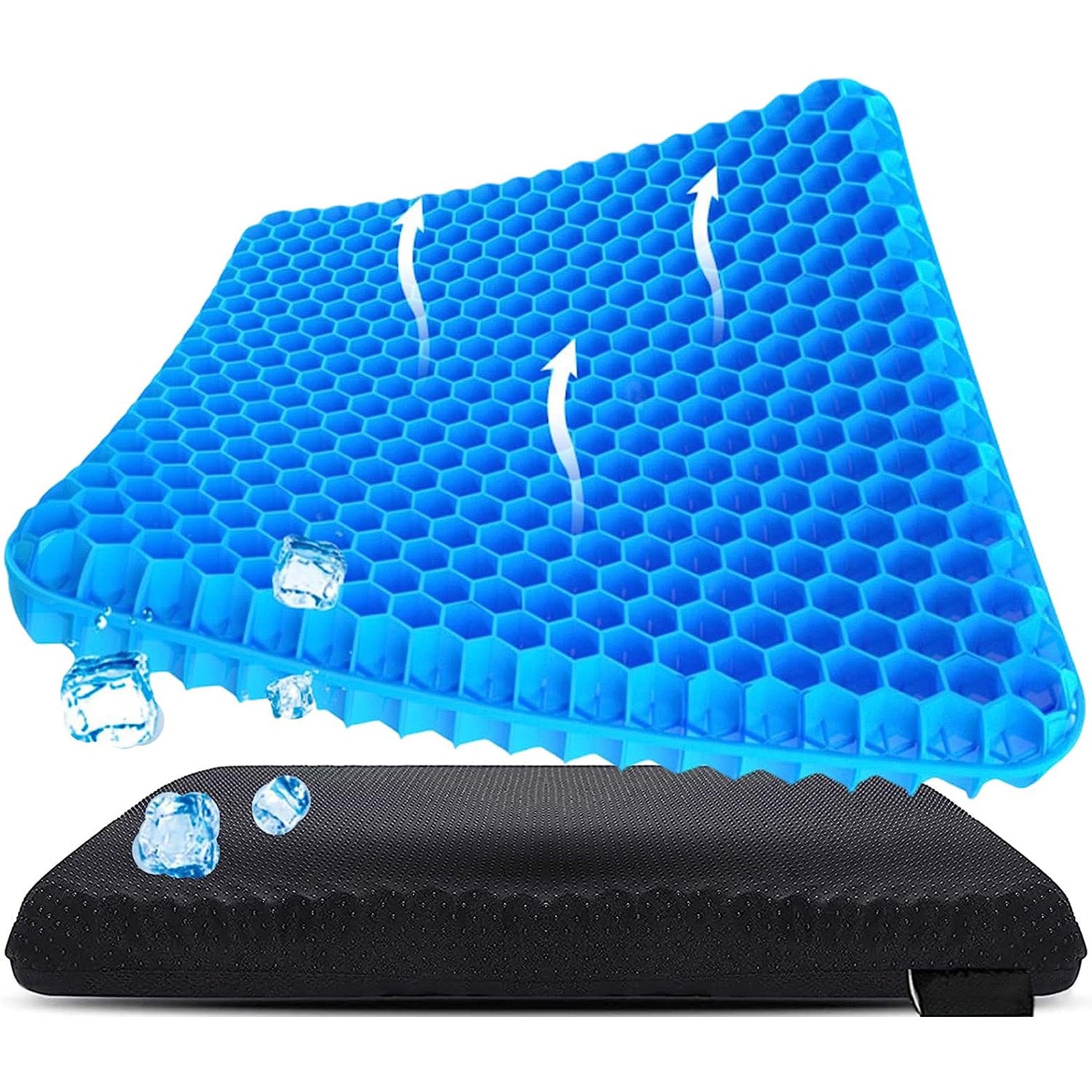 Gaming Chair Gel Seat Cushion （Stay Cool & Relieve Hip Pain）