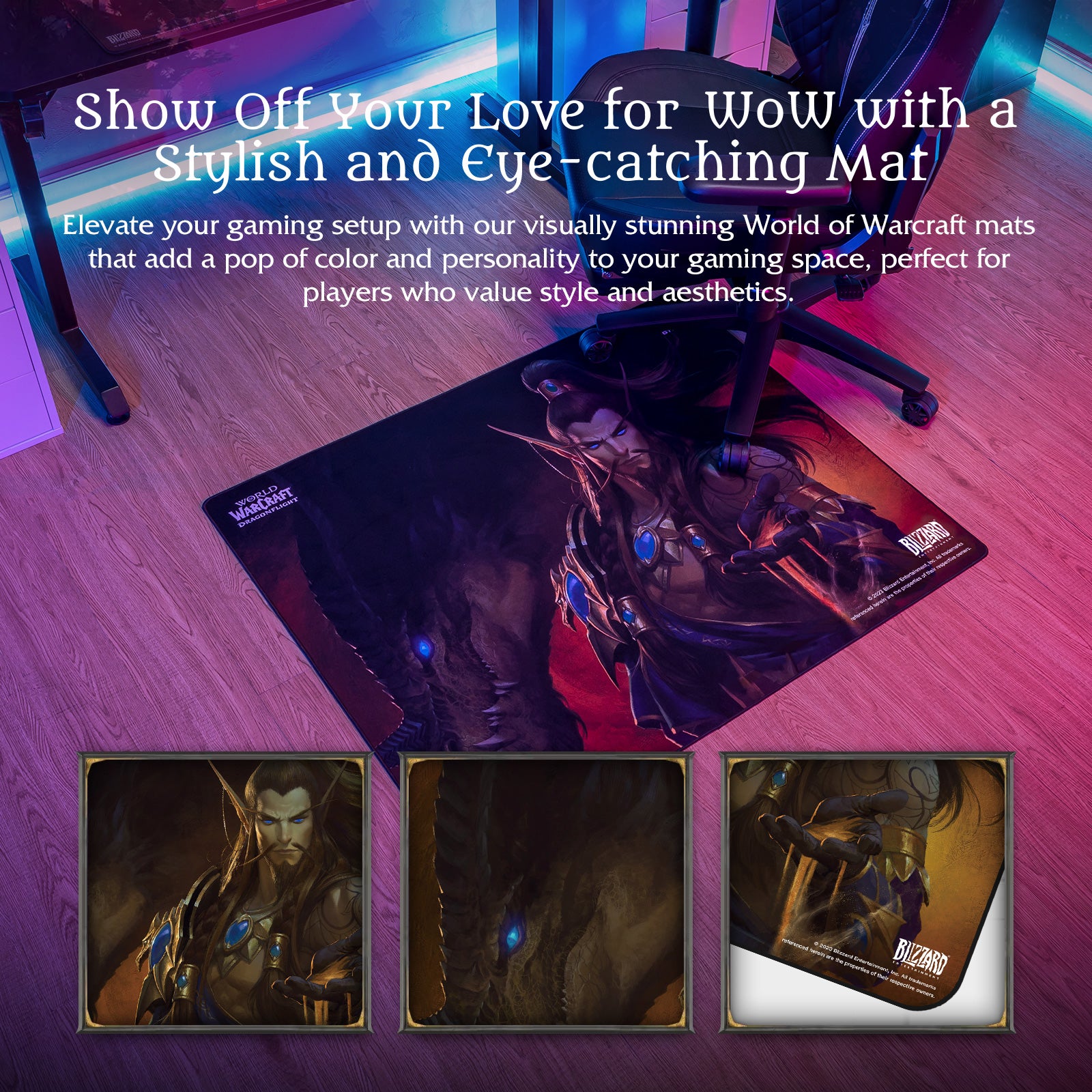 World of Warcraft®: Dragonflight Mousepad / Floor Mat-Nozdormu Edition