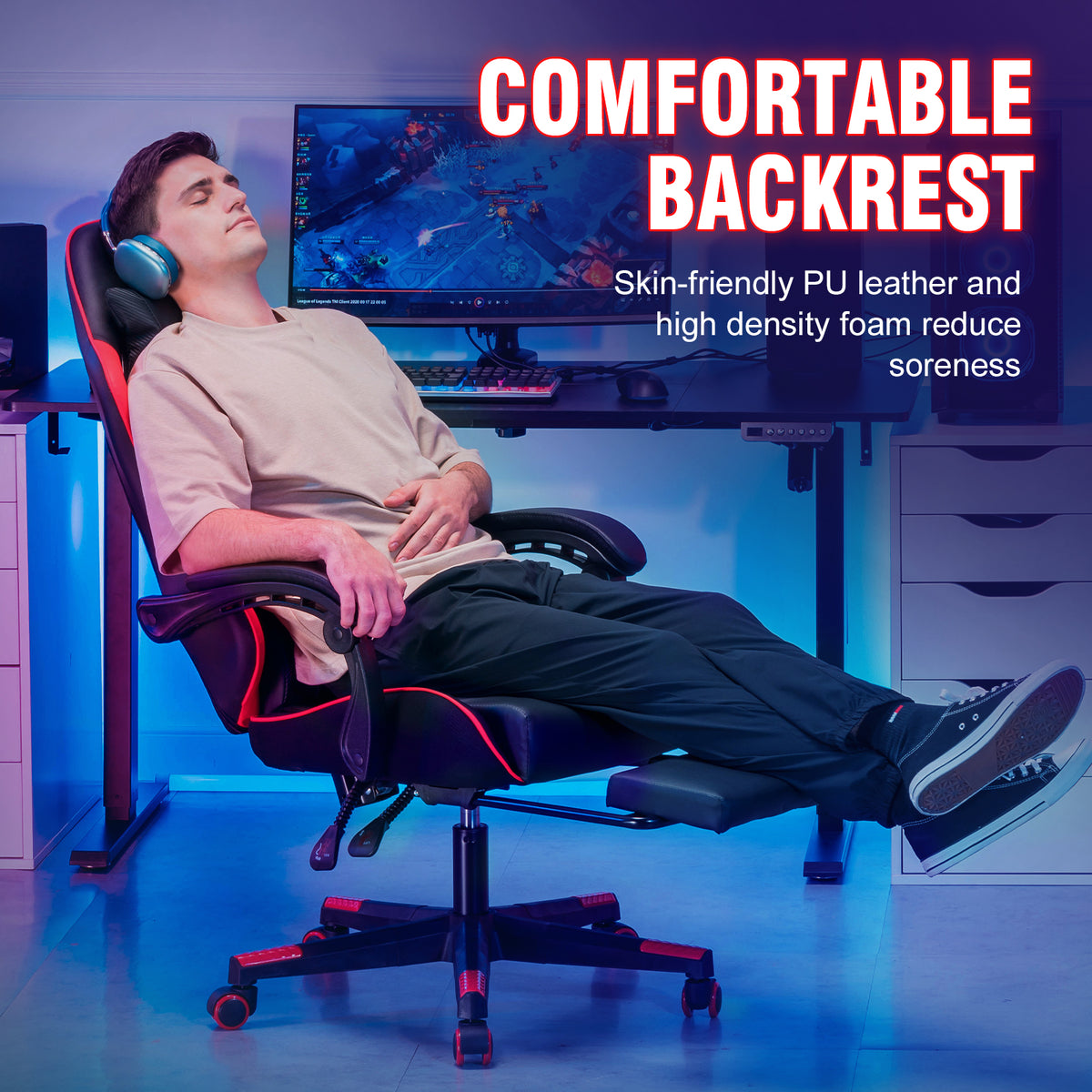 Footrest Series EG901 GTRacing Gaming Chair