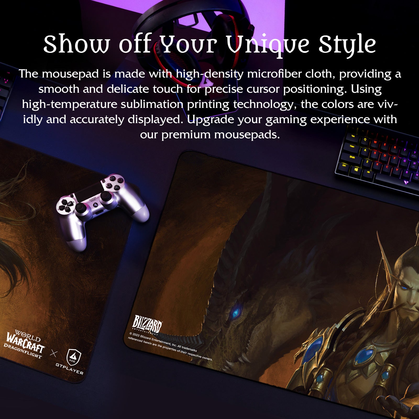 World of Warcraft®: Dragonflight Mousepad / Floor Mat-Nozdormu Edition