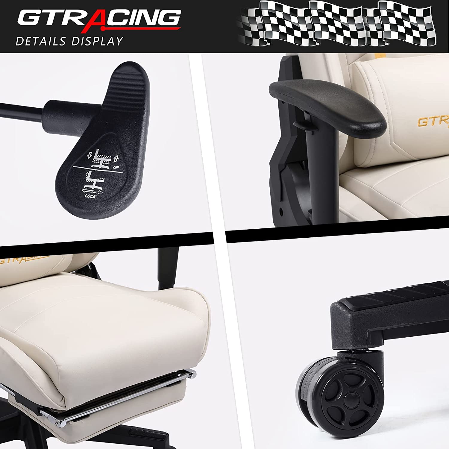 Footrest Series GT901  GTRacing Gaming Chair