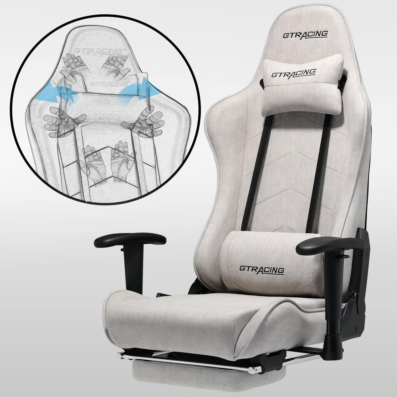 Footrest Series GT901  GTRacing Gaming Chair