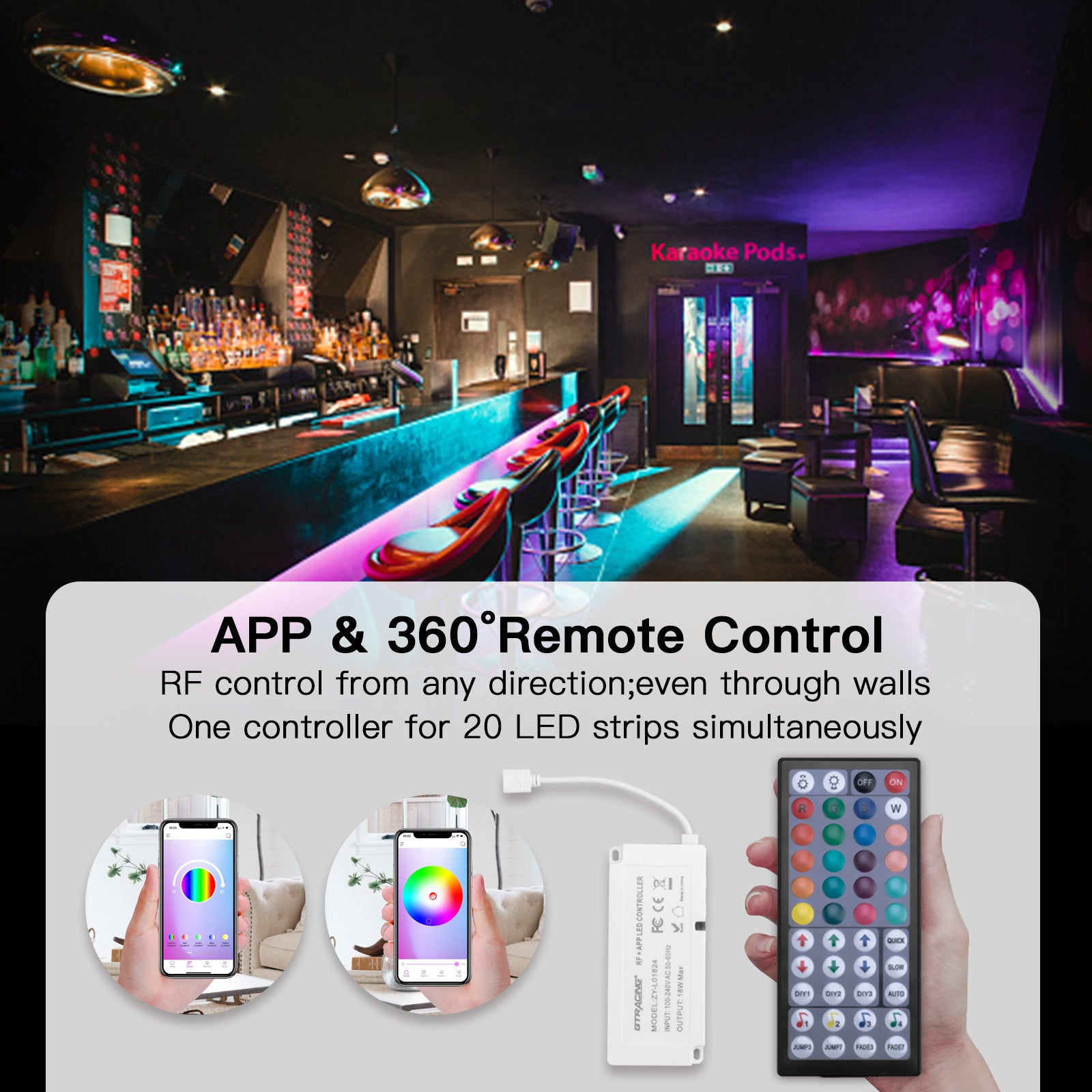 Tiras Led Interior RGB Control APP – tiendaspits