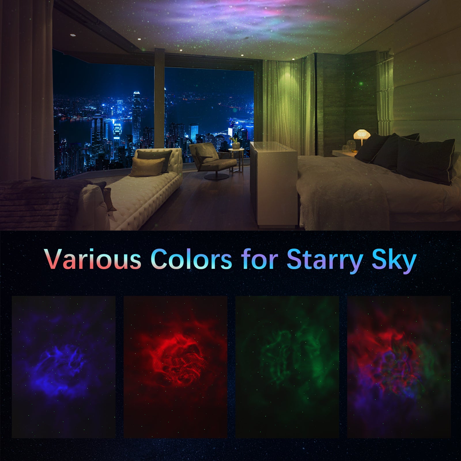 GTRACING 2023 Music Starry Projector HSP-XK07