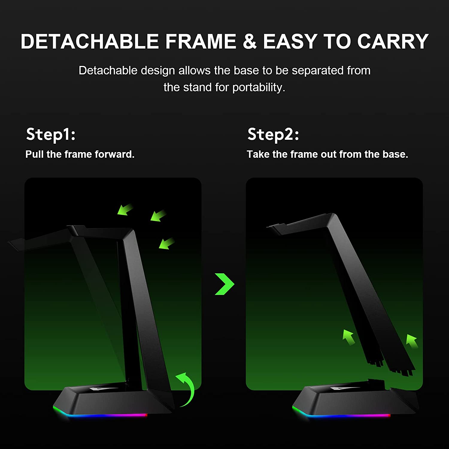 RGB Gaming Headphone Stand // F9 - GTRACING