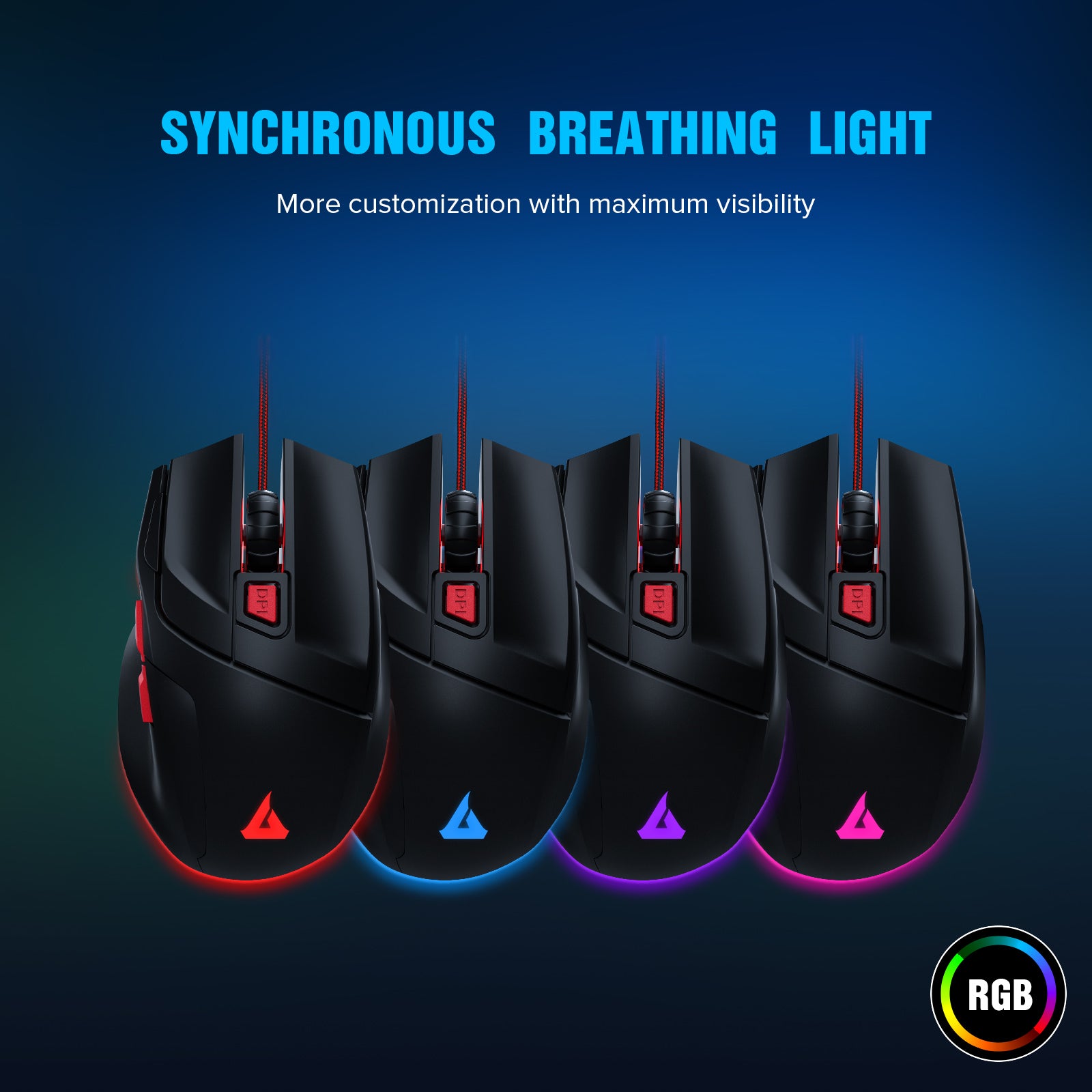 Wired RGB Programmable Gaming Mouse // GT790 - GTRACING