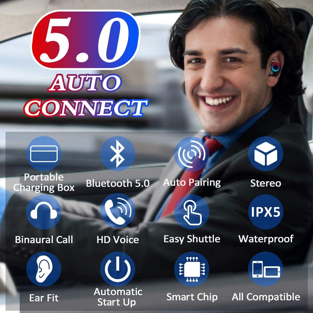Wireless Earbuds Bluetooth 5.0 - GTRACING